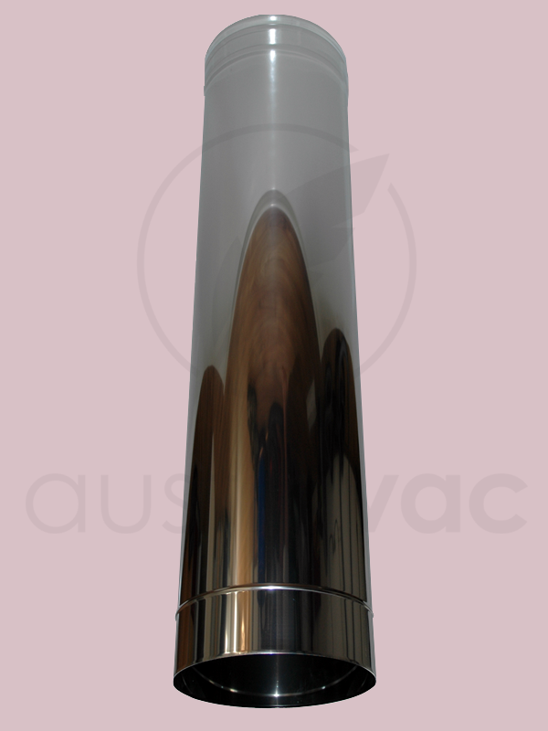 Fallrohr lang für Wäscheschacht Edelstahl 250mm